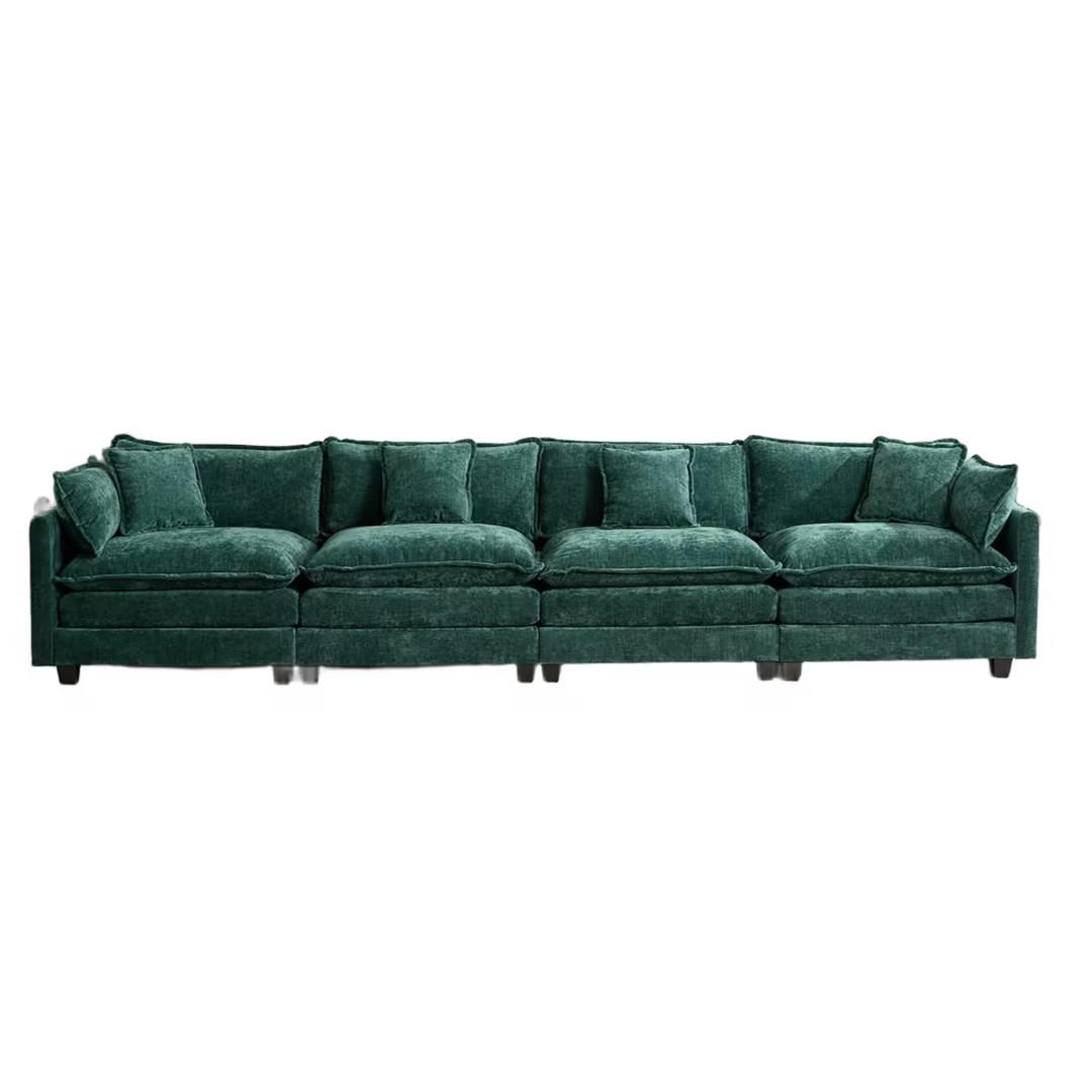 Luhomfu Sofa Grün 75x84x380 cm