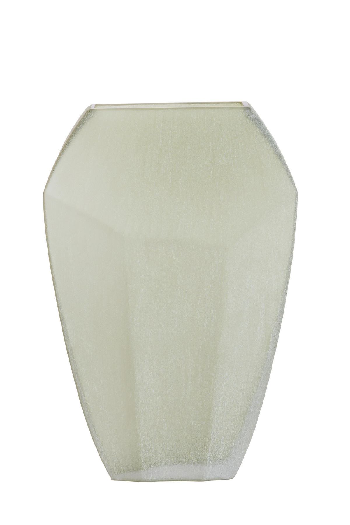 VAZE Vionna Grün 30/16/44.5 cm - Salbeigrün, Glas (44.5cm) - Light & Living