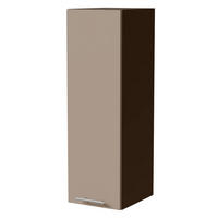 HÄNGESCHRANK Brerra W4/30 Lava / RAL 1019 graubeige Matt 30 / 32,5 / 96cm - Dunkelgrau/Graubraun, Holz/Holzwerkstoff (30/96/32.5cm) - Feldmann-Wohnen