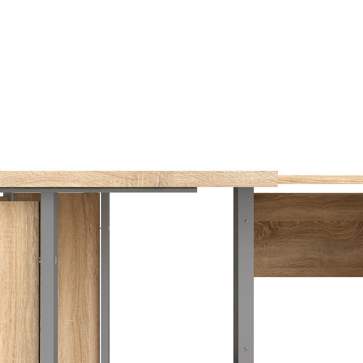 ECKSCHREIBTISCH Eiche Dekor - Eiche Wotan, Holzwerkstoff (230/200/75cm) - ebuy24