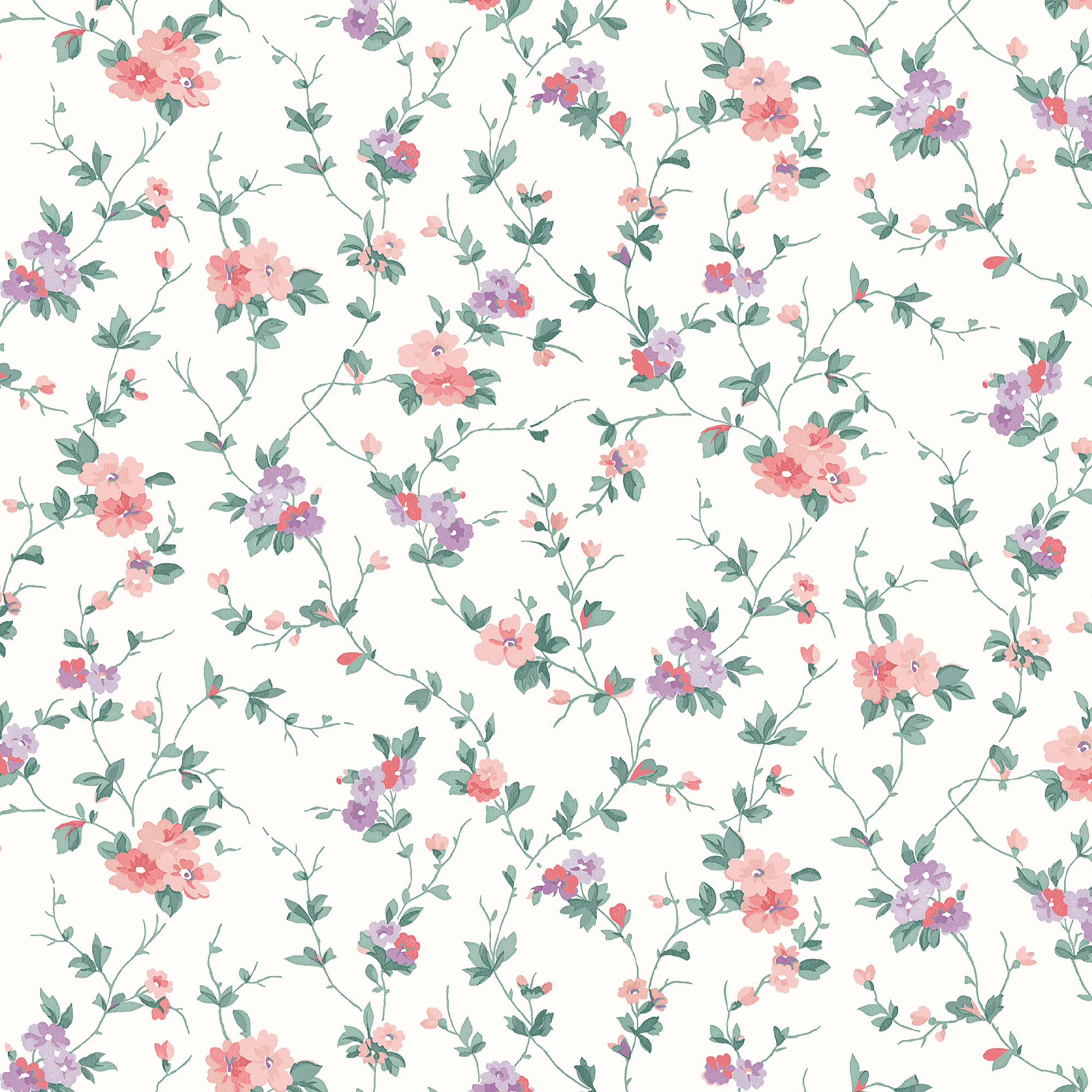 VLIESTAPETE Priory Coral Pink - Pink, Papier/Kunststoff (52/1000cm) - Graham & Brown