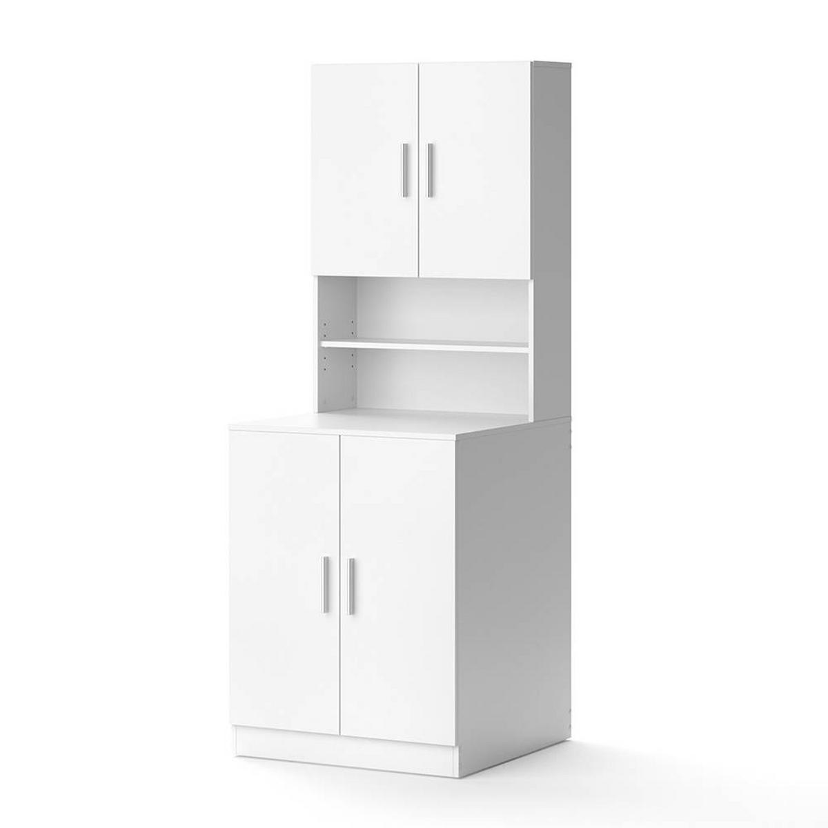 WASCHMASCHINENSCHRANK Liana Weiß 70.5 x 190.5 cm - Weiß, Holzwerkstoff (70.5/190.5/70cm) - Vicco