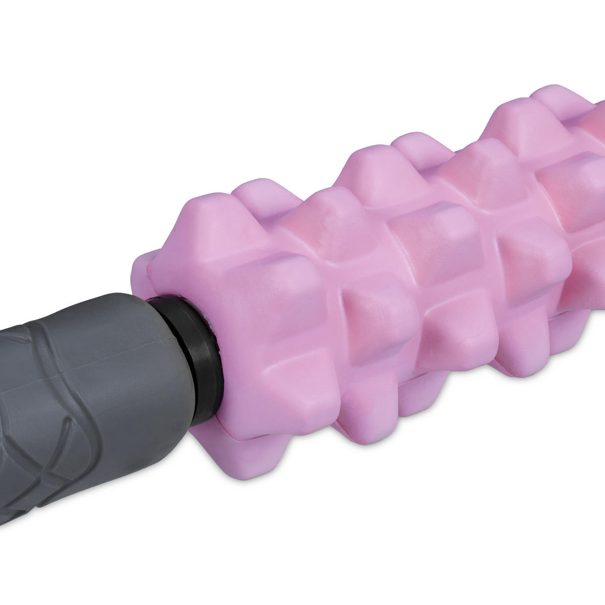 3xFASZIENROLLE - Rosa, Kunststoff/Textil (12.5/45/12.5cm) - Relaxdays