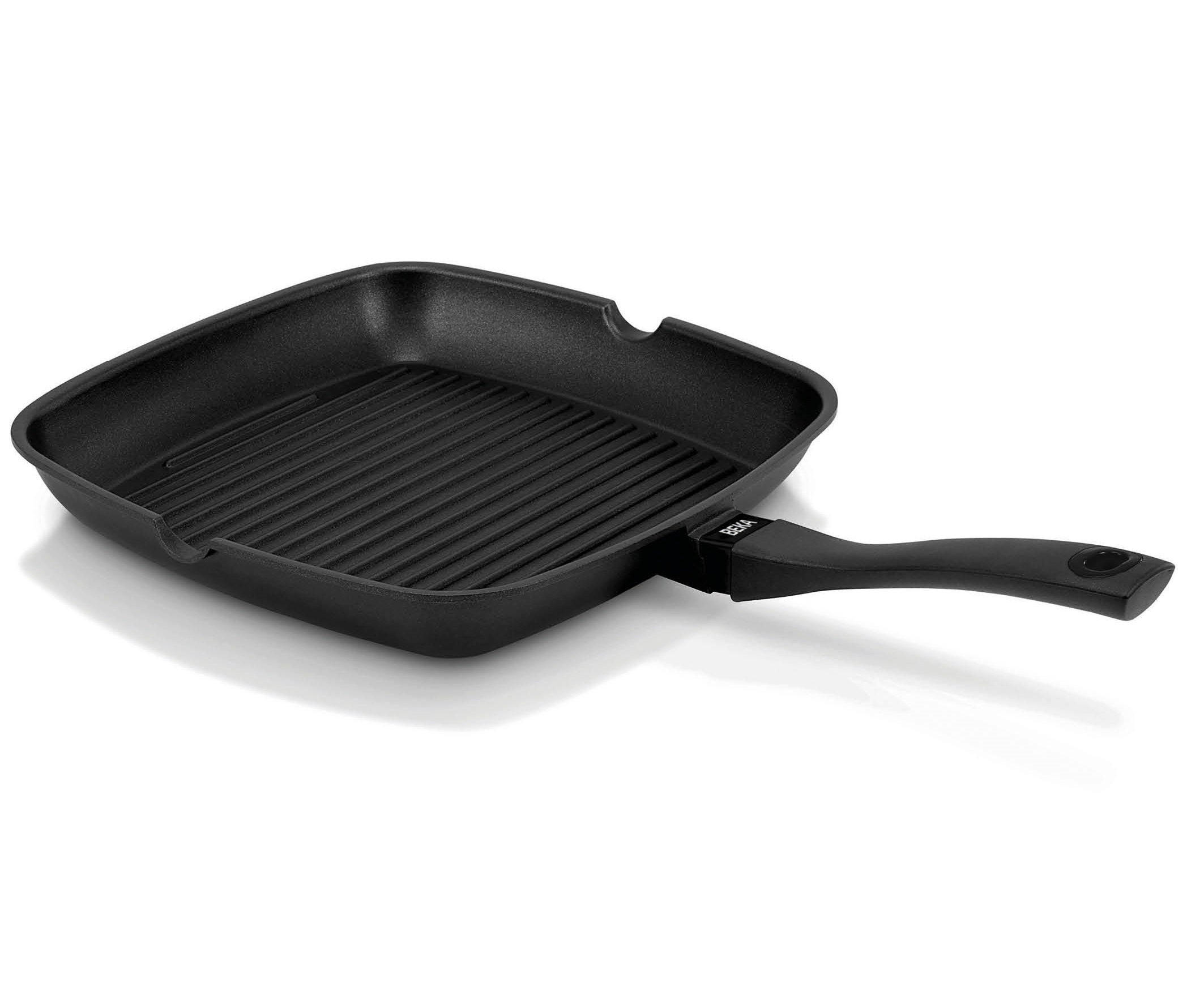 GRILLPFANNE Energy R 28 x 28 cm – keramische Antihaftbeschichtung - Schwarz, Metall (1/30/7cm)