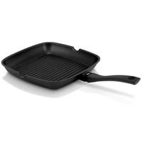 GRILLPFANNE Energy R 28 x 28 cm – keramische Antihaftbeschichtung - Schwarz, Metall (1/30/7cm)