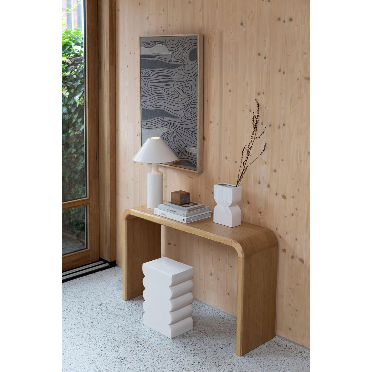 KONSOLENTISCH Brave Holz - Braun, Holzwerkstoff (120/38/75cm) - Zuiver