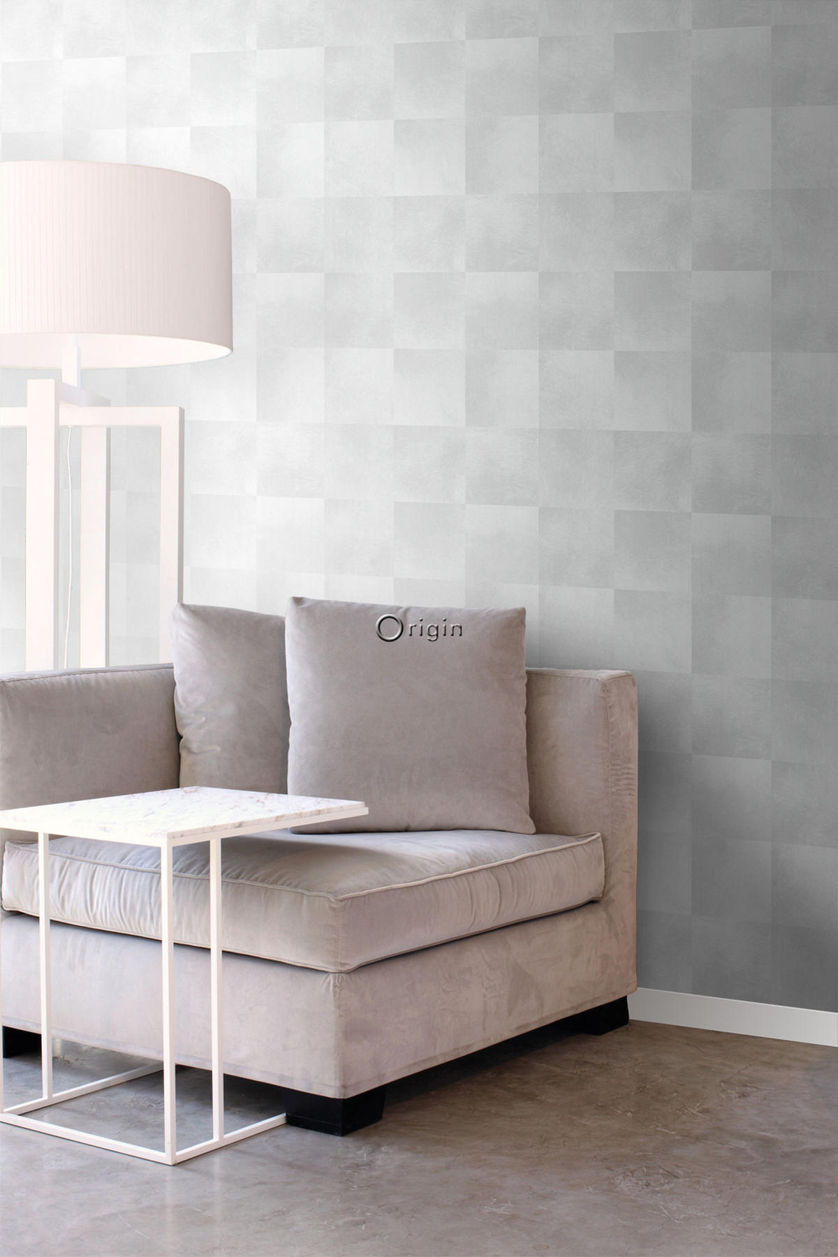 TAPETE Pelzmuster 53 cm x 10.05 m - Grau, Papier (53/1000cm) - Origin Wallcoverings