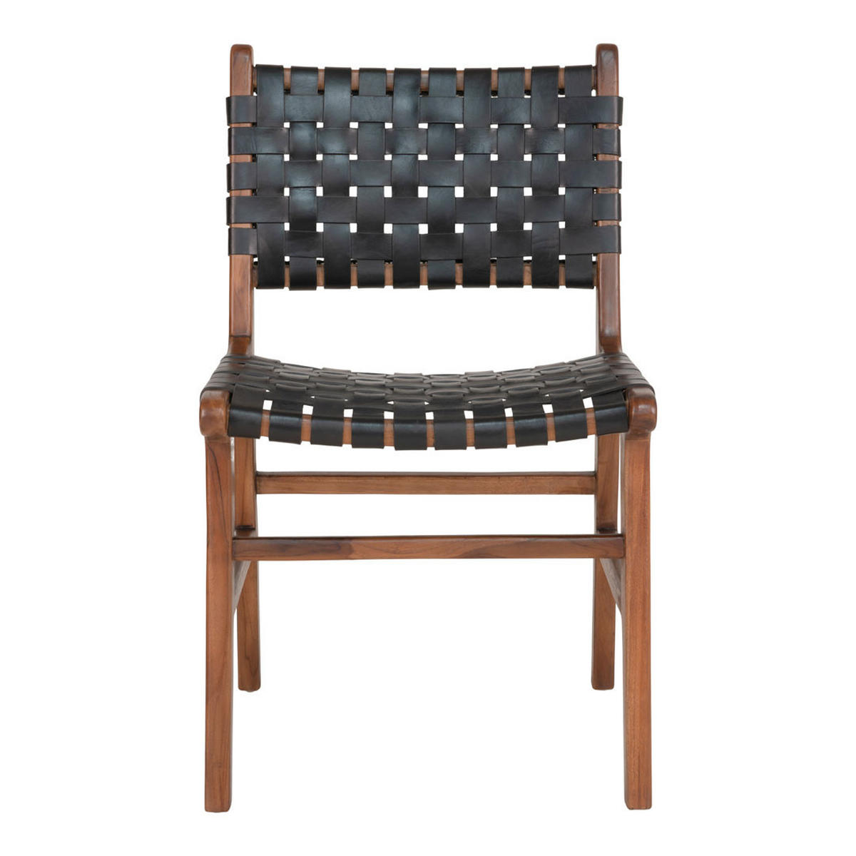 STUHL 2er-Set natur, schwarz - Braun, Holzwerkstoff (53/87/51cm) - ebuy24