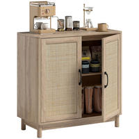 SIDEBOARD Eiche-Nachbildung, 2 Türen, 76/35/75,5 cm - Eichefarben, Holz (76/75.5/35cm) - PANGIVO