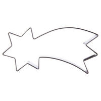 AUSSTECHFORM Weihnachtsstern 10 cm Silber - Silberfarben, Metall (5.3/1.5/10cm) - Orion 