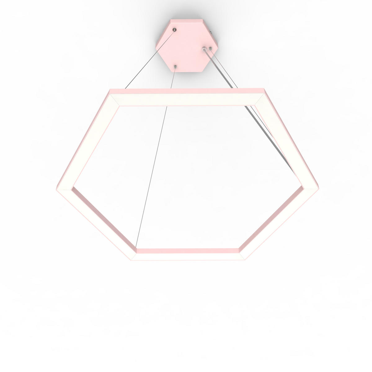 LED-HÄNGELEUCHTE - Pink, Metall (1.6/100/60cm) - Lumicom