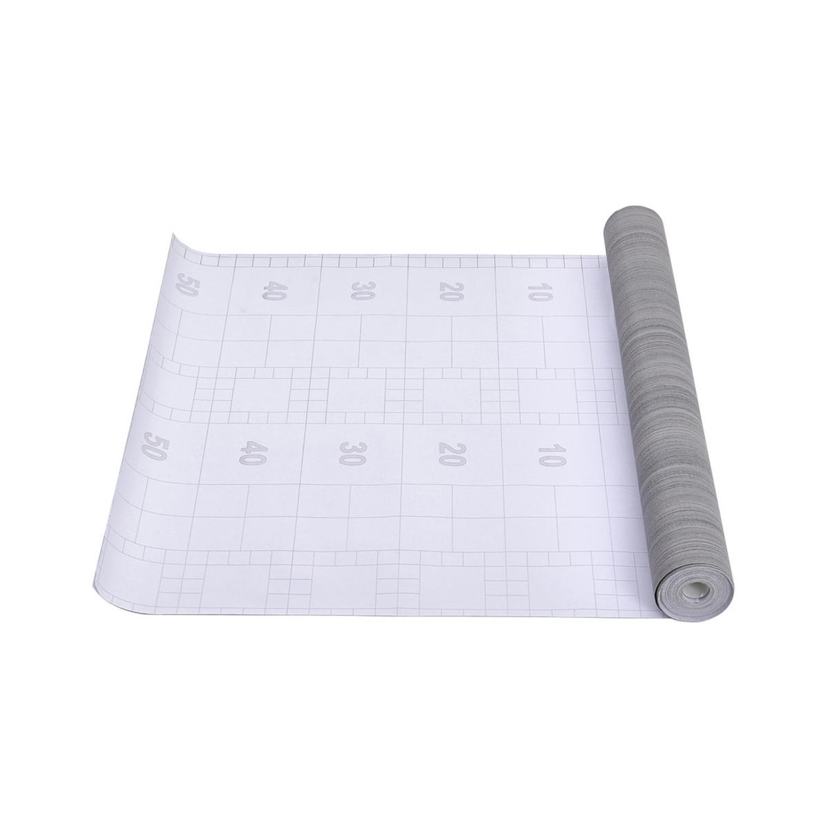 PVC-BODENBELAG Selbstklebender in Holzoptik Grau Einfach zuschneidbar Pflegeleicht Schnelle, werkzeugfreie Verlegung60x1000 cm - Grau, Kunststoff (100/60/1cm) - Livingandhome