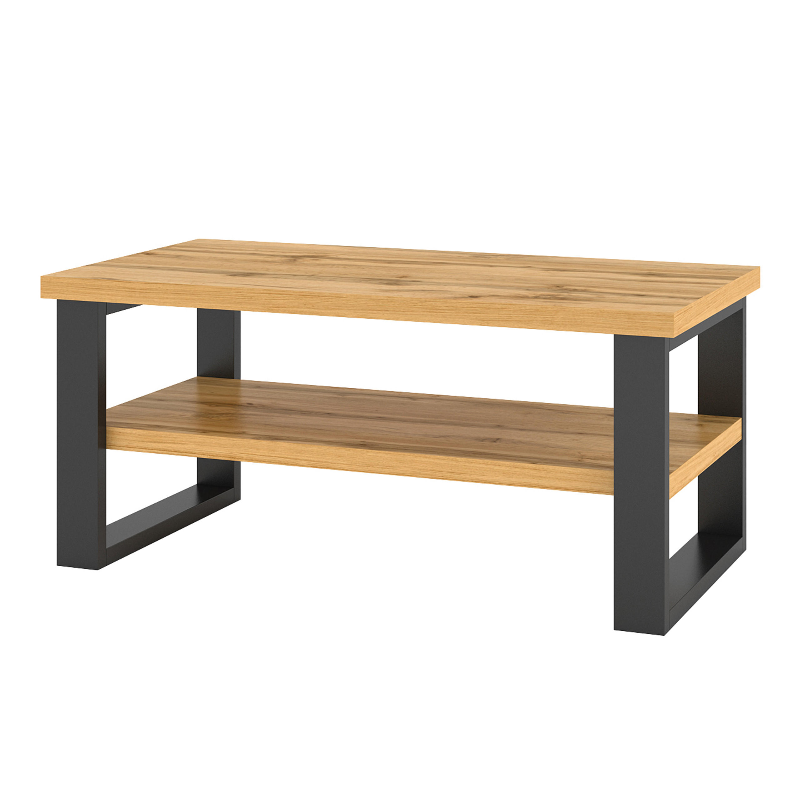 Masseno Couchtisch Eiche Wotan 110x50x60 cm