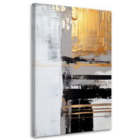 KUNSTDRUCK Gold 40/60 cm - Goldfarben, Textil (40/60cm) - KUNSTLOFT