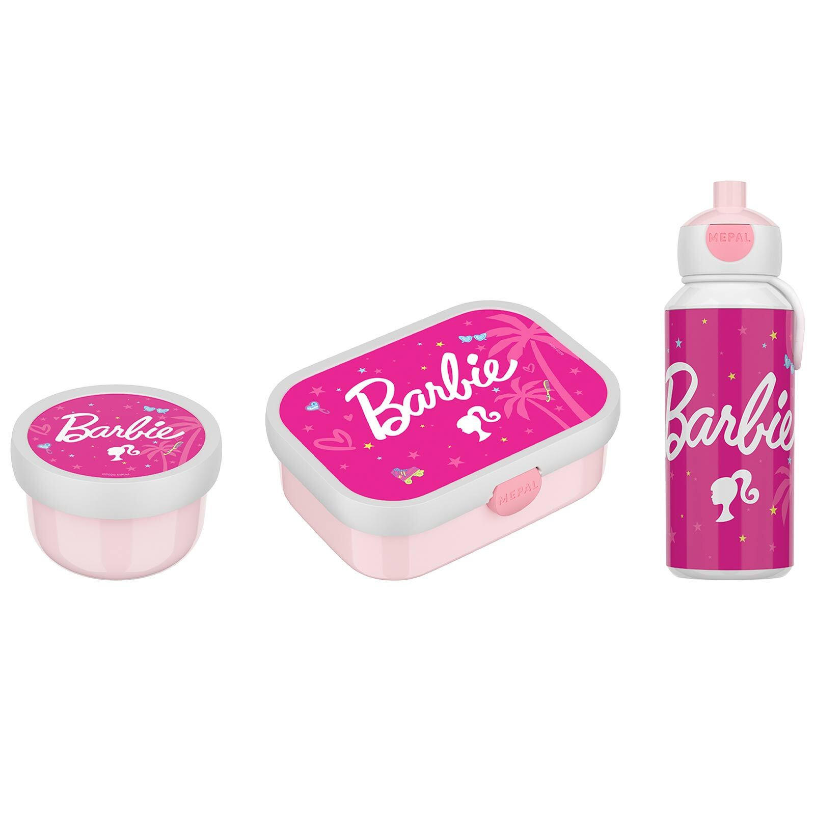 LUNCHSET Campus Barbie 3er Set - Pink, Kunststoff (6.8/24.4/24cm) - Mepal