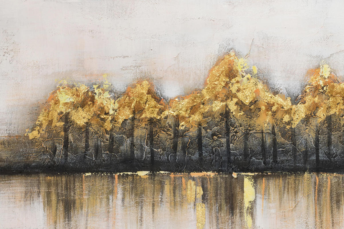 ÖLGEMÄLDE 120/60 cm - Braun, Holz/Textil (120/60cm) - KUNSTLOFT