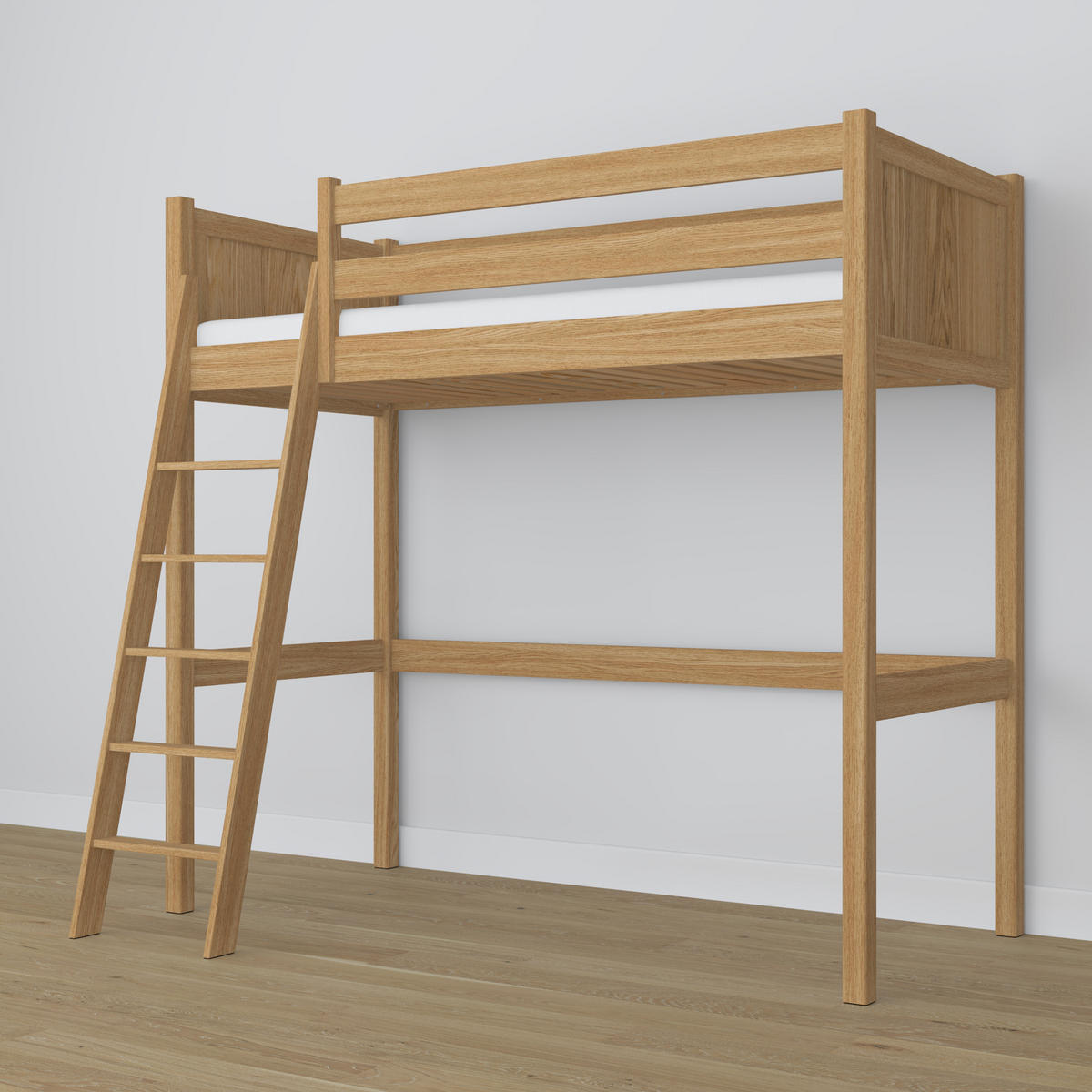 HOCHBETT N04 Eiche Natur 90/180 - Eiche Artisan, Naturmaterialien/Holz (90/180cm) - N-Wood