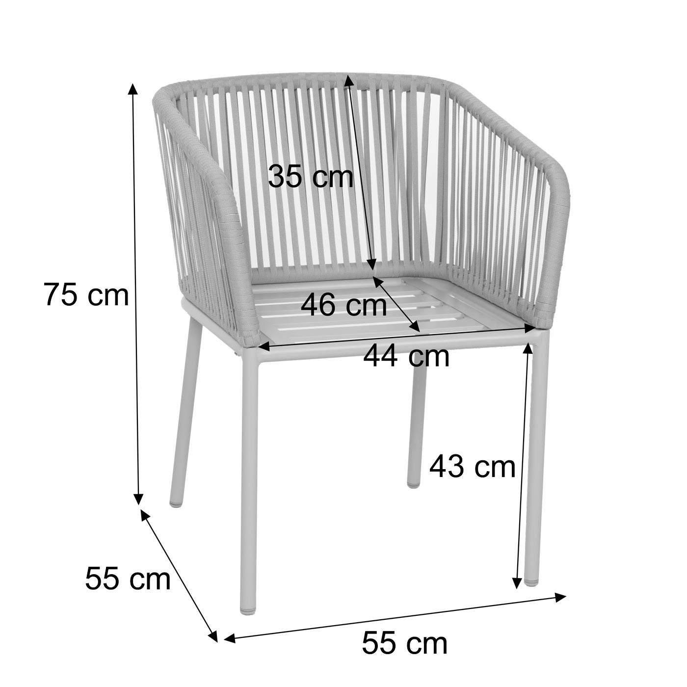 Thumbnail - MCW Gartengarnitur, Anthrazit, Grau, Metall, Gartenmöbel, Gartenmöbel-Sets
