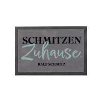 FUSSMATTE Ralf Schmitz Schmitzen Zuhause Grau 39 x 58 cm - Grau, Kunststoff (39/58cm) - United Labels