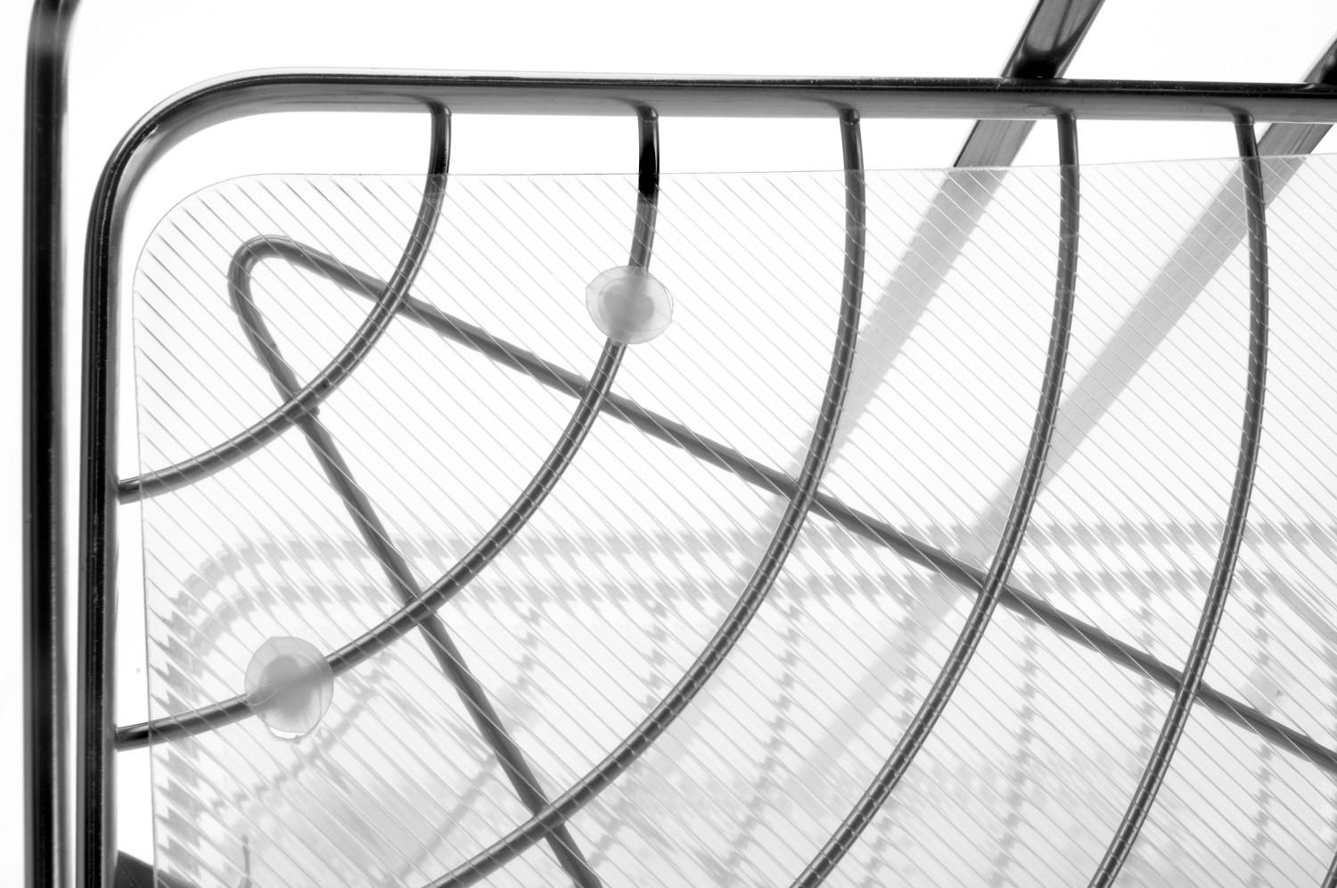 BADEZIMMER-ECKREGAL 2-stöckiges - Silberfarben, Metall (25/25cm) - KADAX