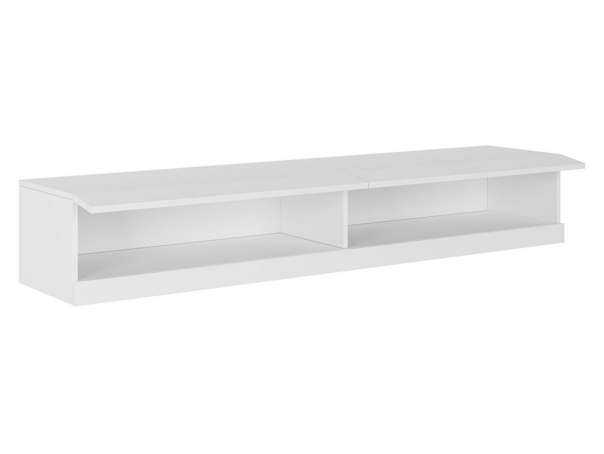 TV-LOWBOARD Vigo New 180 mit weißer LED Beleuchtung - Grau, Holzwerkstoff (180/30/40cm) - MIRJAN24