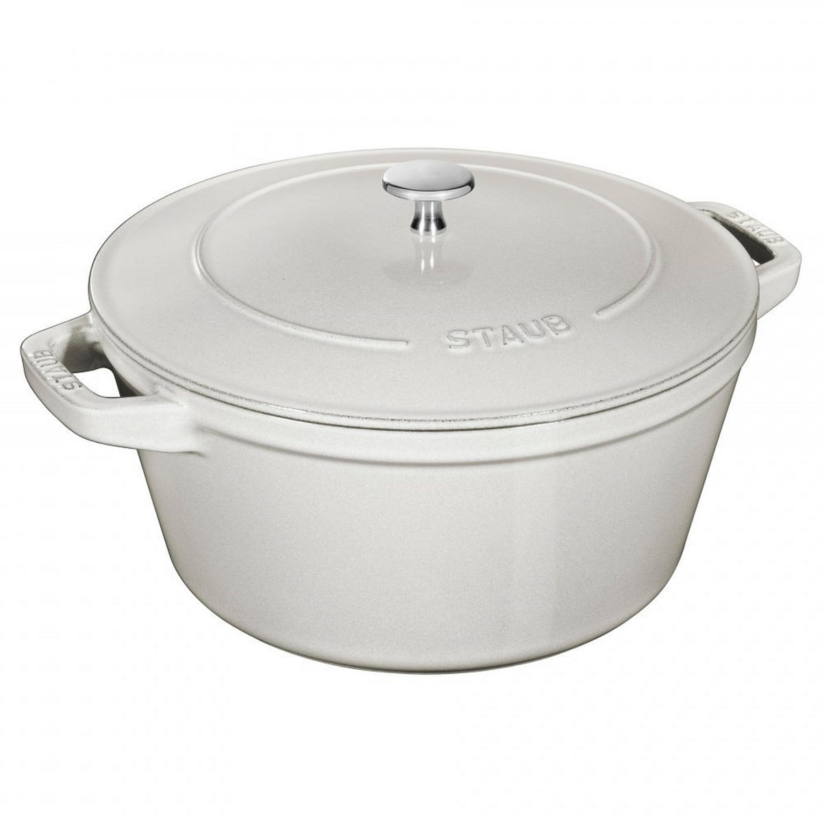 TOPF Grau 30/25/18 cm 405083850 - Grau, Metall (24cm) - Staub