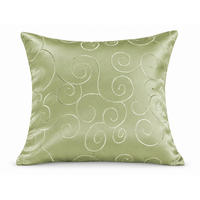 KISSENBEZUG 60/60 cm Lindgrün Damast Circle - Hellgrün, Textil (60/60cm) - TiborTex