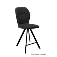 THEKENSTUHL (2er-Set) Denicha 51x109x60 Schwarz/Anthrazit - Anthrazit/Schwarz, Kunststoff (60/109/51cm) - 58aufmkessel