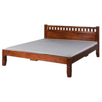 BETT Massivholz Akazie 180 x 200 x 90 dunkelbraun OXFORD #230 - Dunkelbraun, Holz (180/200cm) - Massivmoebel24