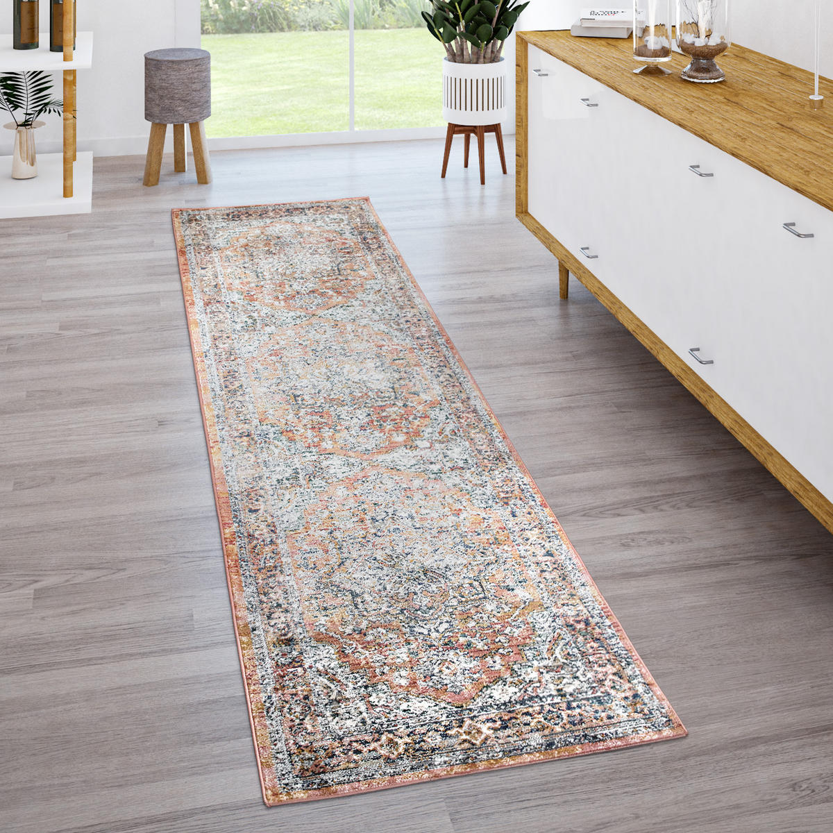 KURZFLORTEPPICH 60/100 cm Herbete 731 - Rot, Textil (60/100cm) - Paco Home