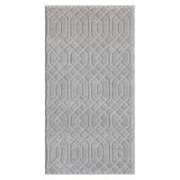 KURZFLOR-TEPPICH Flair 138 Grau 80x150 cm - Grau, Textil (80/150cm) - carpet city