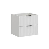 SKRINKA POD UMÝVADLO 60.2cm Adriel Biela - biela, kompozitné drevo (60.2/57/46cm) - Petits-meubles