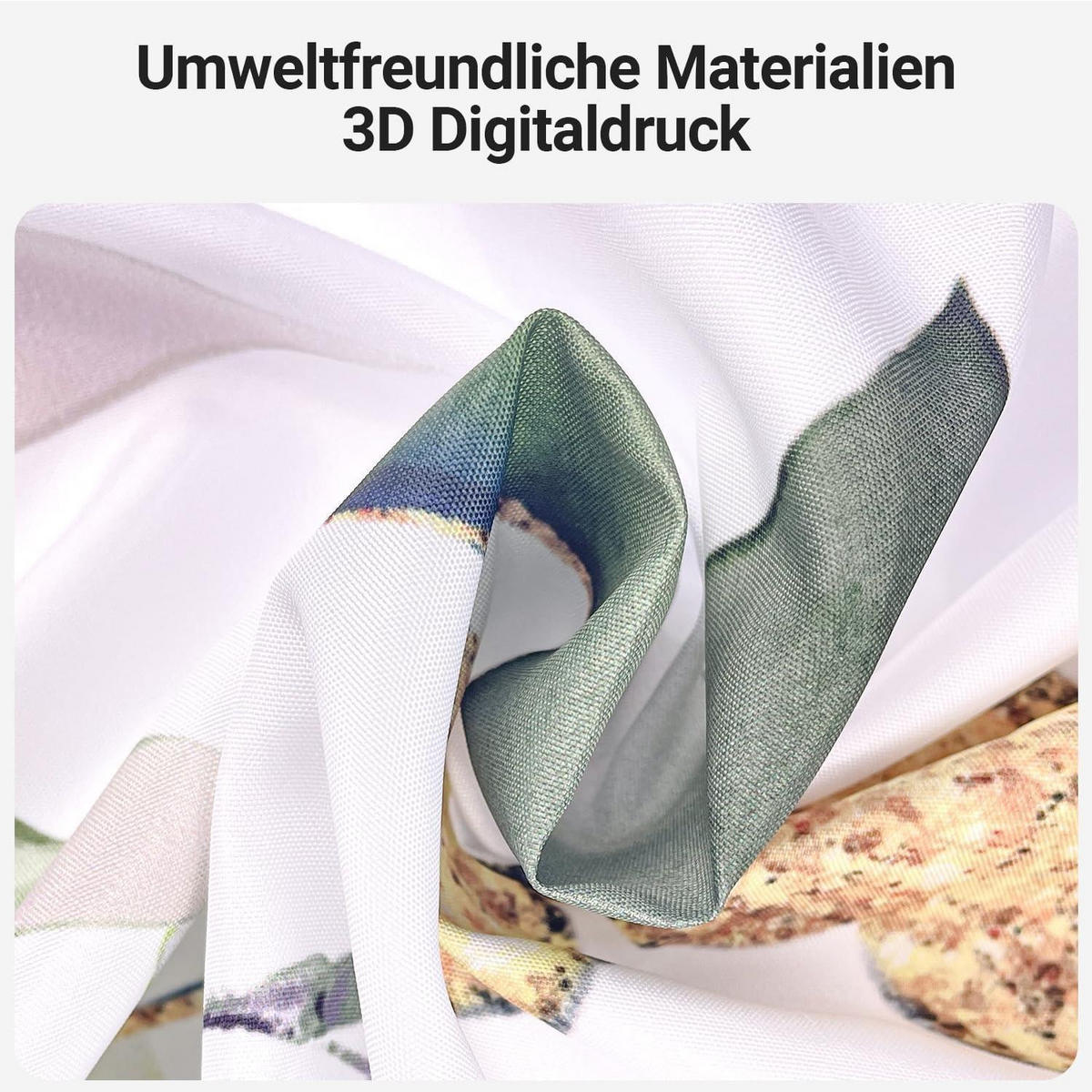 DUSCHVORHANG Goldene Blätter 200 x 200 cm - Multicolor, Textil (200/200cm)