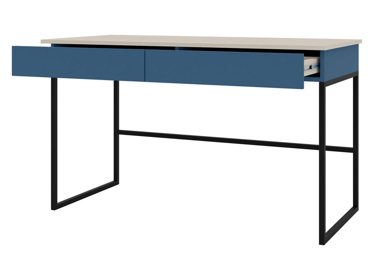 SCHREIBTISCH Lorin LO10 - Kaschmir/Rosa, Holzwerkstoff (60/125/76cm) - MIRJAN24
