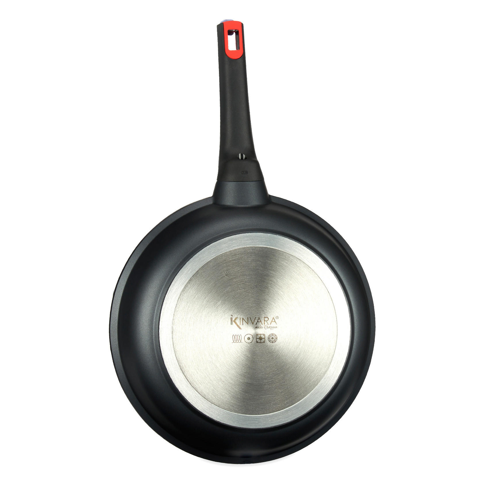 INDUKTIONS-PFANNE Molten Ø 28 cm - Schwarz, Metall (49cm) - Kinvara