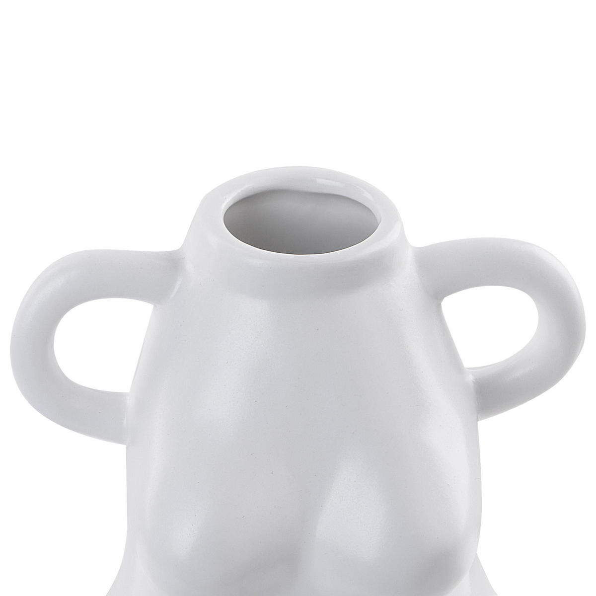 VAZA porcelan bela Aigio - bela, keramika (25cm) - Beliani