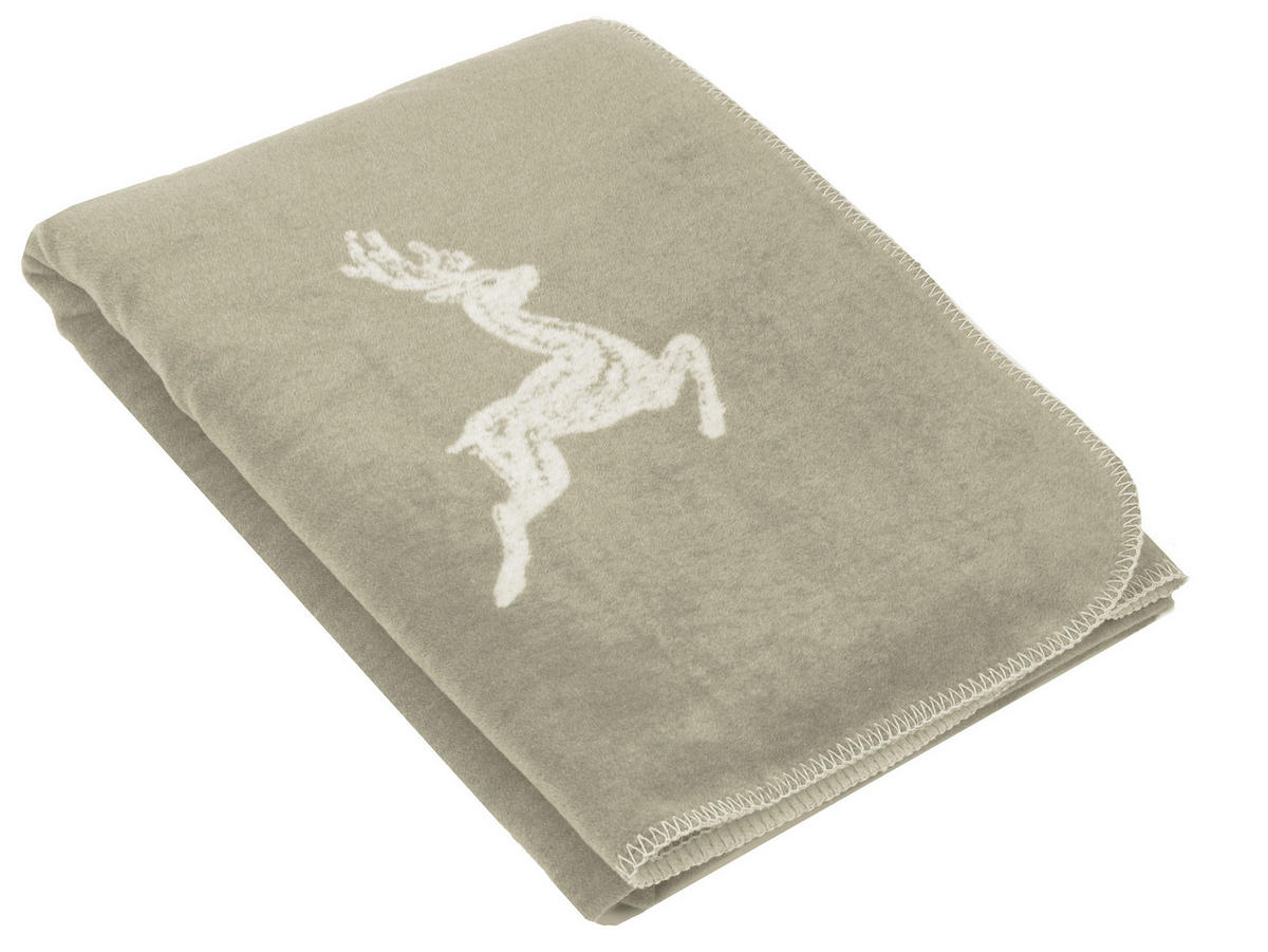 KUSCHELDECKE, 150x200 cm, 60% Baumwolle, 40% Polyacryl, Beige - Creme, Naturmaterialien (150/200cm) - Zollner