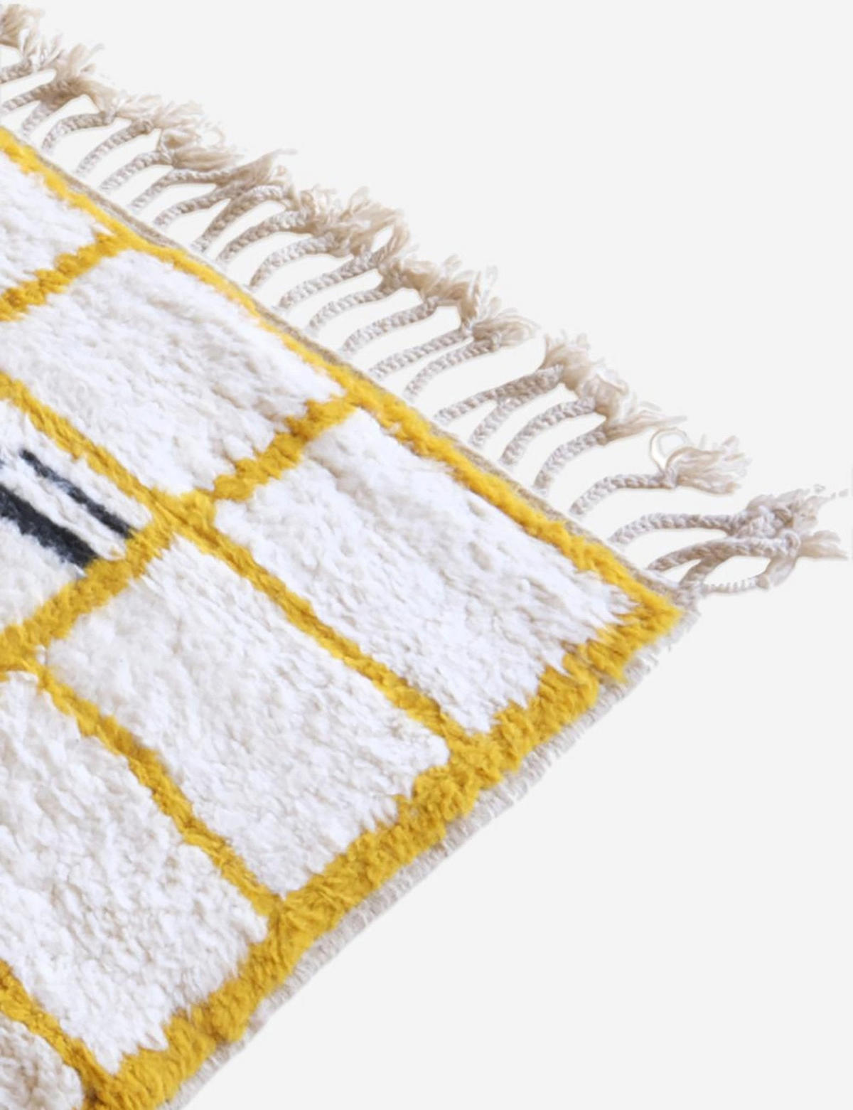 BERBERTEPPICH aus reiner Wolle 215x 266 cm - Gelb, Naturmaterialien (215/266cm) - AFK Living