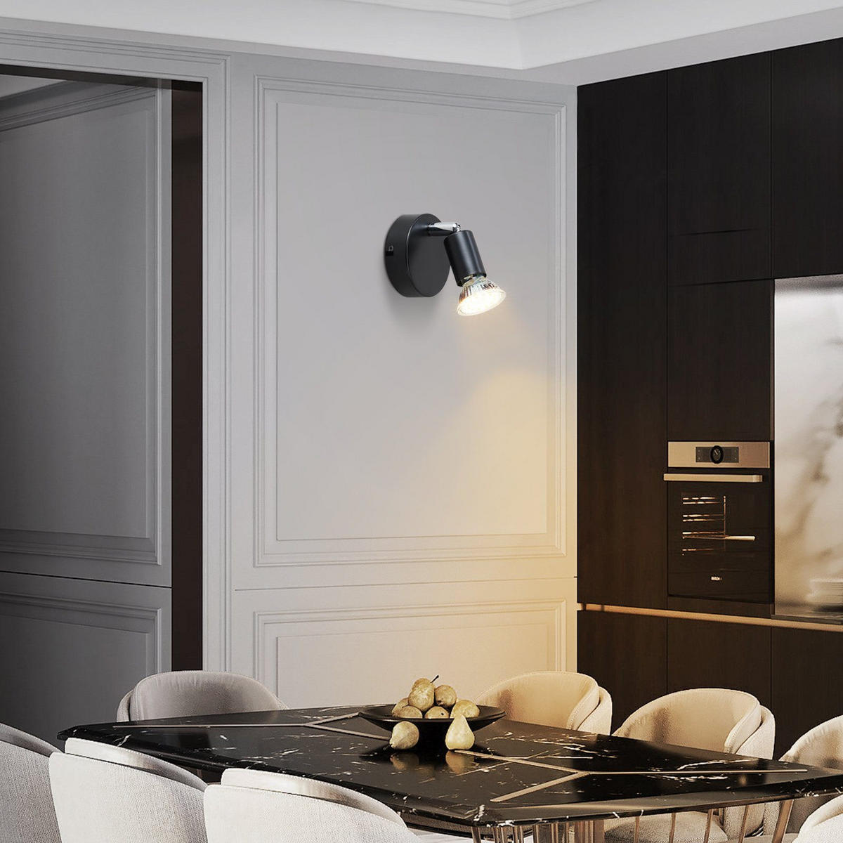 STRAHLER Max 8/8/11 cm - Schwarz, Metall (8/8/11cm) - Nettlife