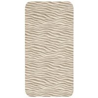 KÚPEĽŇOVÁ PREDLOŽKA Piesok - Vlny - Béžová 60x120 cm - béžová, textil/plast (60/120cm) - OnlyWow