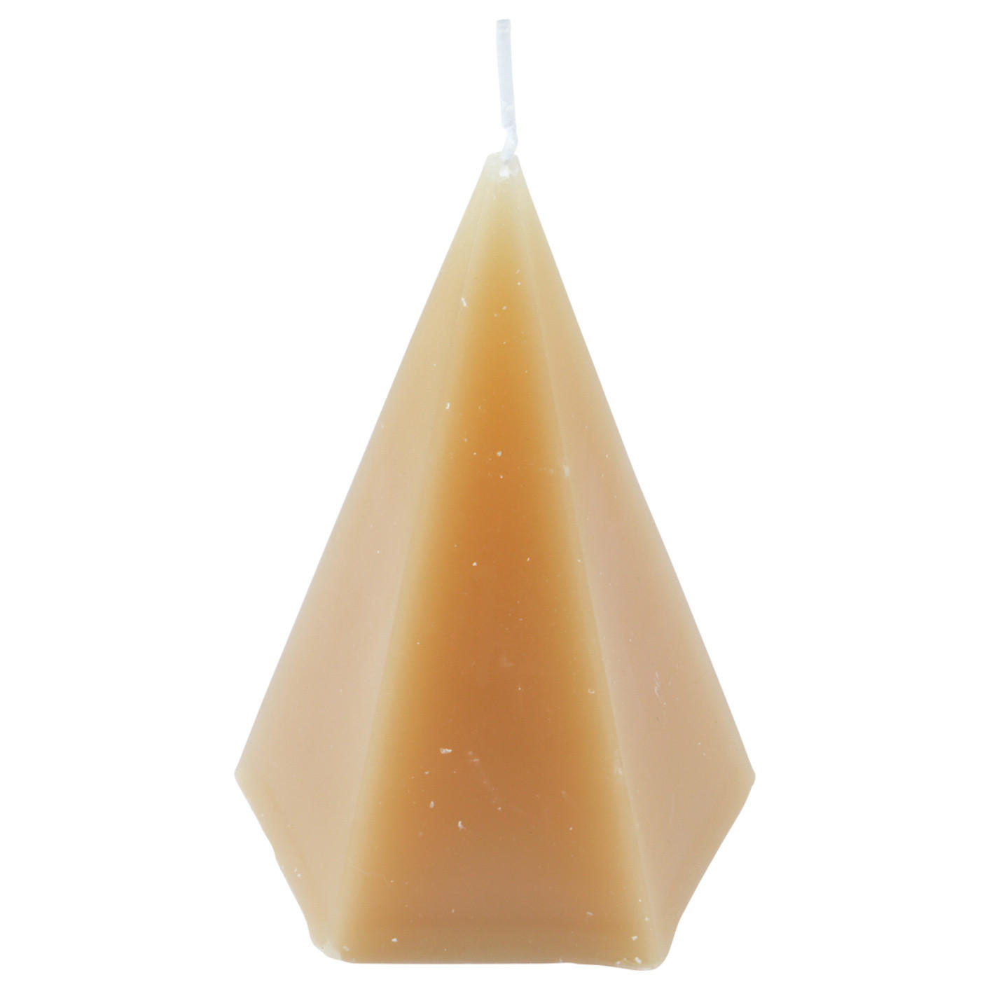 Homea Deko-Kerze Beige 7.4x12x7.4 cm