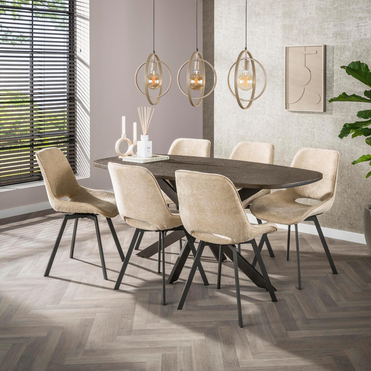 ESSZIMMERTISCH Braun 95/180/77 cm - Braun, Holz (95/180/77cm) - Hoyz Collection