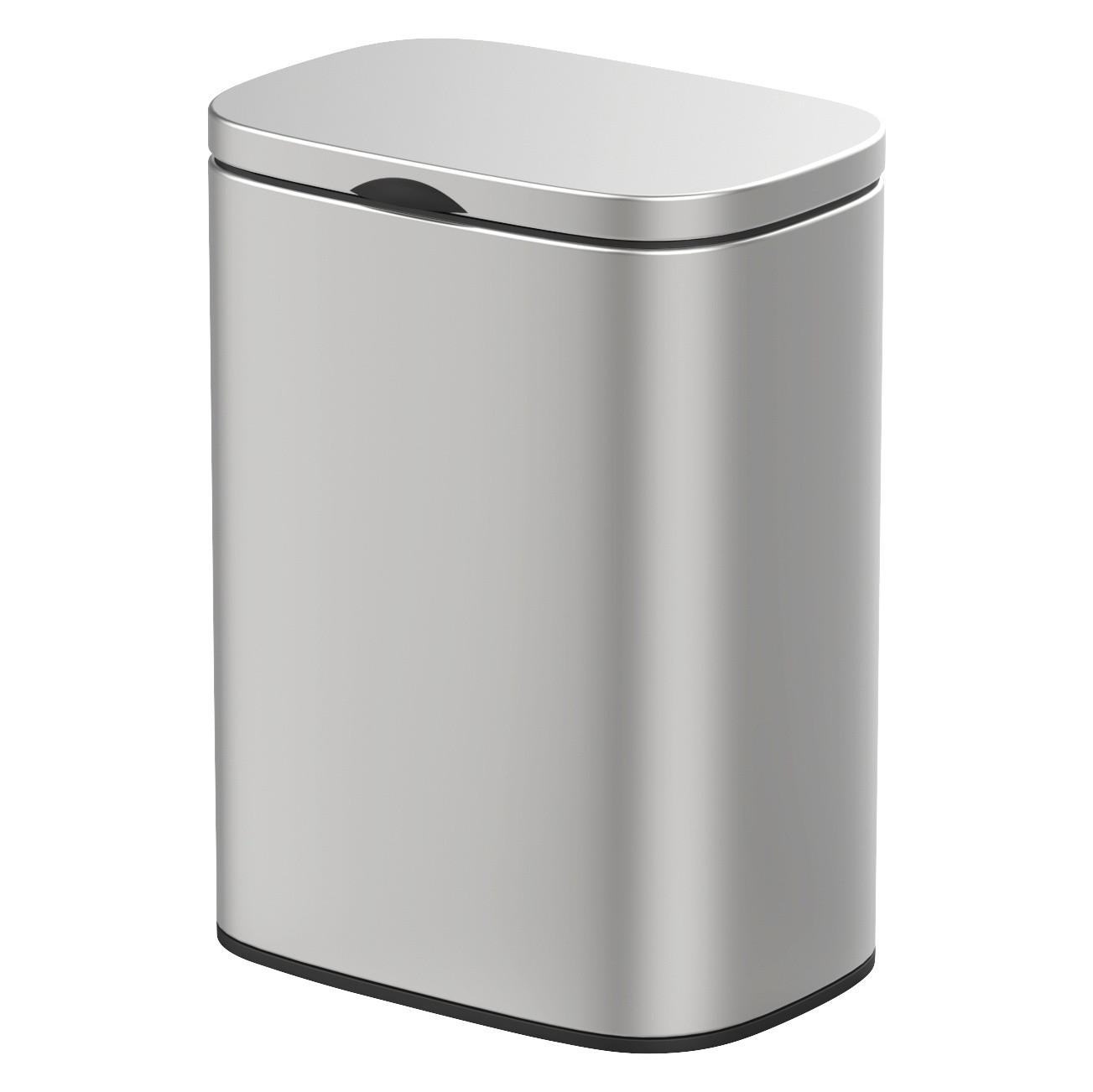 ABFALLEIMER zum Aufhängen Sare 5 l 19/21,5/29,5 cm - Silberfarben, Metall (21.5/29.5/19cm) - Wenko