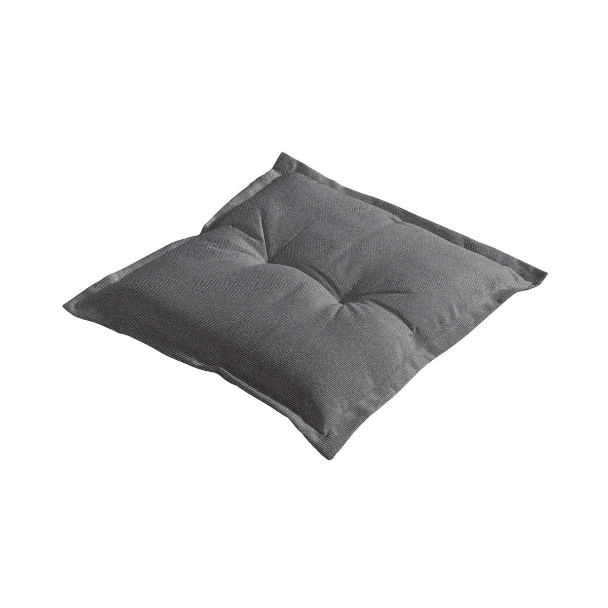 SITZKISSEN Manchester - Grau - 50/50/7 cm - 4er-Set - Grau, Textil (50/7/50cm) - Madison