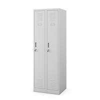 UMKLEIDESCHRANK KACPER II - Grau, Metall (60/180/50cm) - Jan Nowak