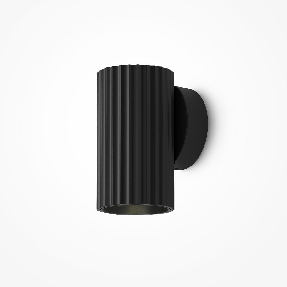 WANDLEUCHTE Calipso - Schwarz - 7/5.6/10 cm - Schwarz, Kunststoff (5.6/10/7cm) - Maytoni