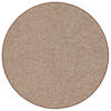 SCHLINGENTEPPICH PRIMO RUND - Braun, Textil (200/200cm) - Snapstyle