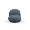 DREHSESSEL Chuck aus Chenille-Stoff dunkelblau - Dunkelblau, Textil (77/80/78cm) - Micadoni