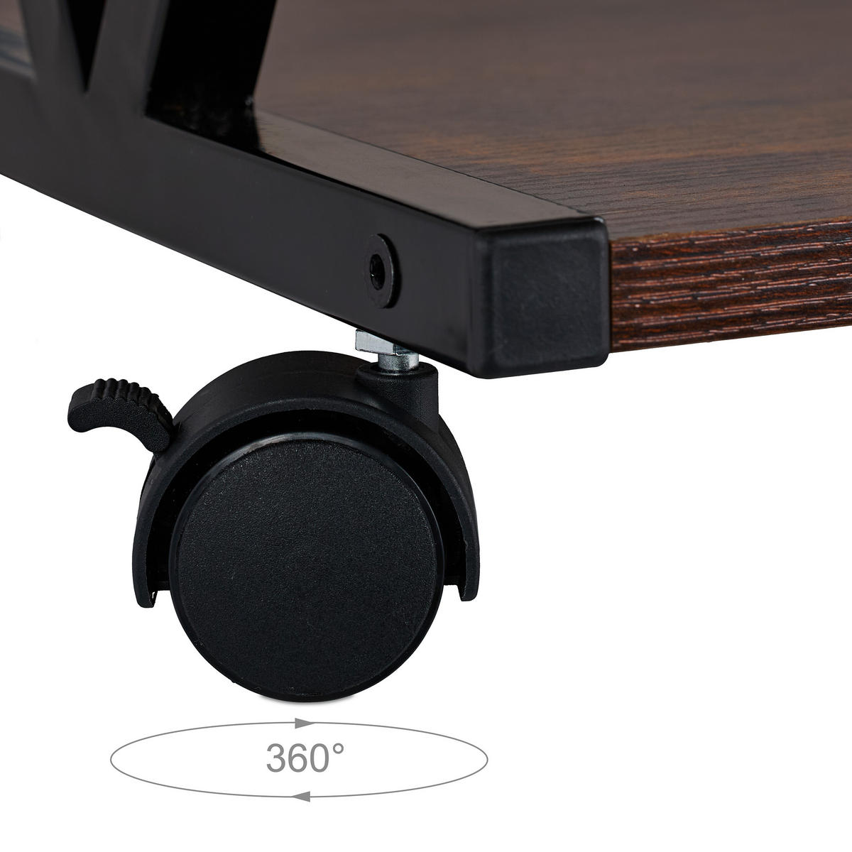 DRUCKERSTÄNDER - Multicolor, Holzwerkstoff/Kunststoff (28.5/44/28cm) - Relaxdays