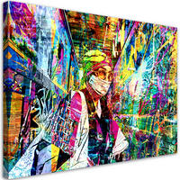 KUNSTDRUCK Lila 120/80 cm - Lila, Textil (120/80cm) - KUNSTLOFT